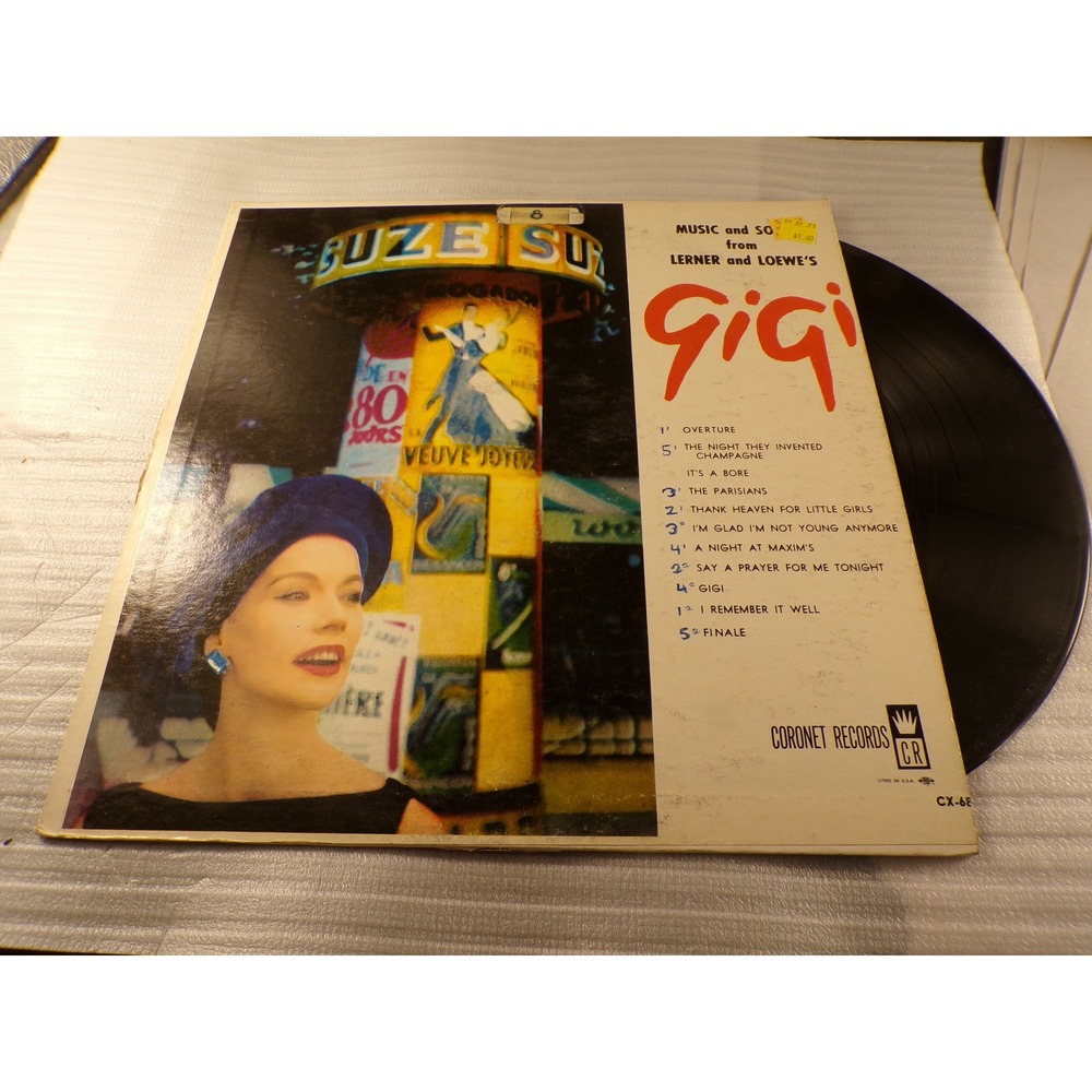 Gigi Lerner and Loewe Music and Songs Coronet Records CX-68 Vinyl LP Mono